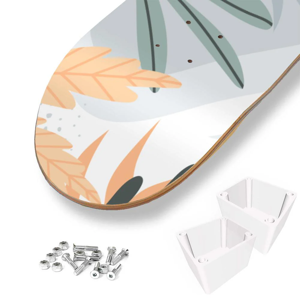 Abstract Flowers Skateboard Wall Art - Image 5