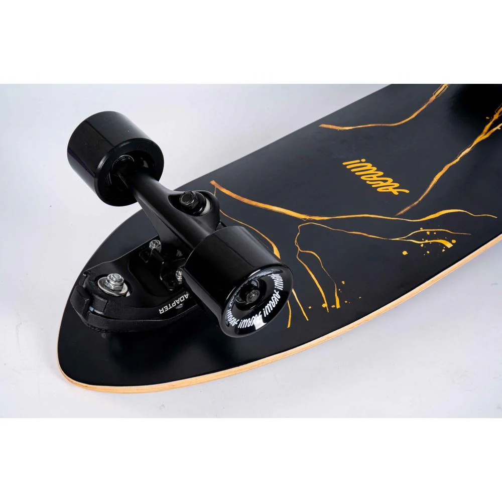 AKAW! Marble Wave Black 31" Surfskate Longboard - Image 3