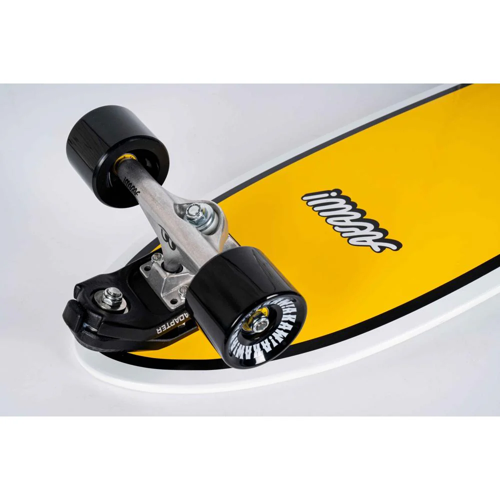AKAW! Splitwave Yellow 30" Surfskate Longboard - Image 5