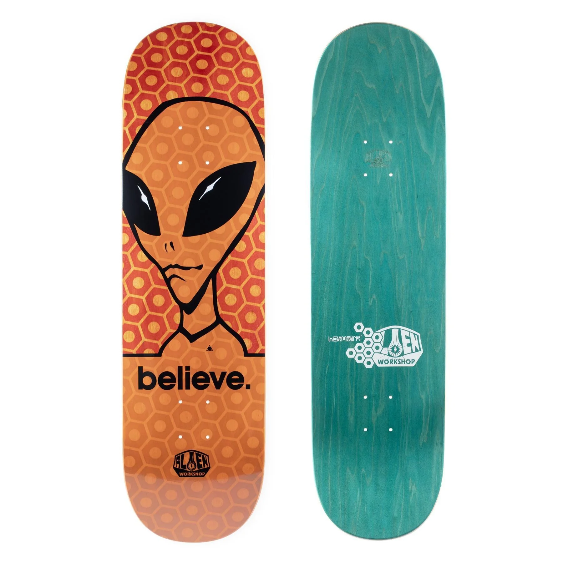 Alien Workshop Believe Hex Duo-Tone Large 8.75" Skateboard Deck - Image 2