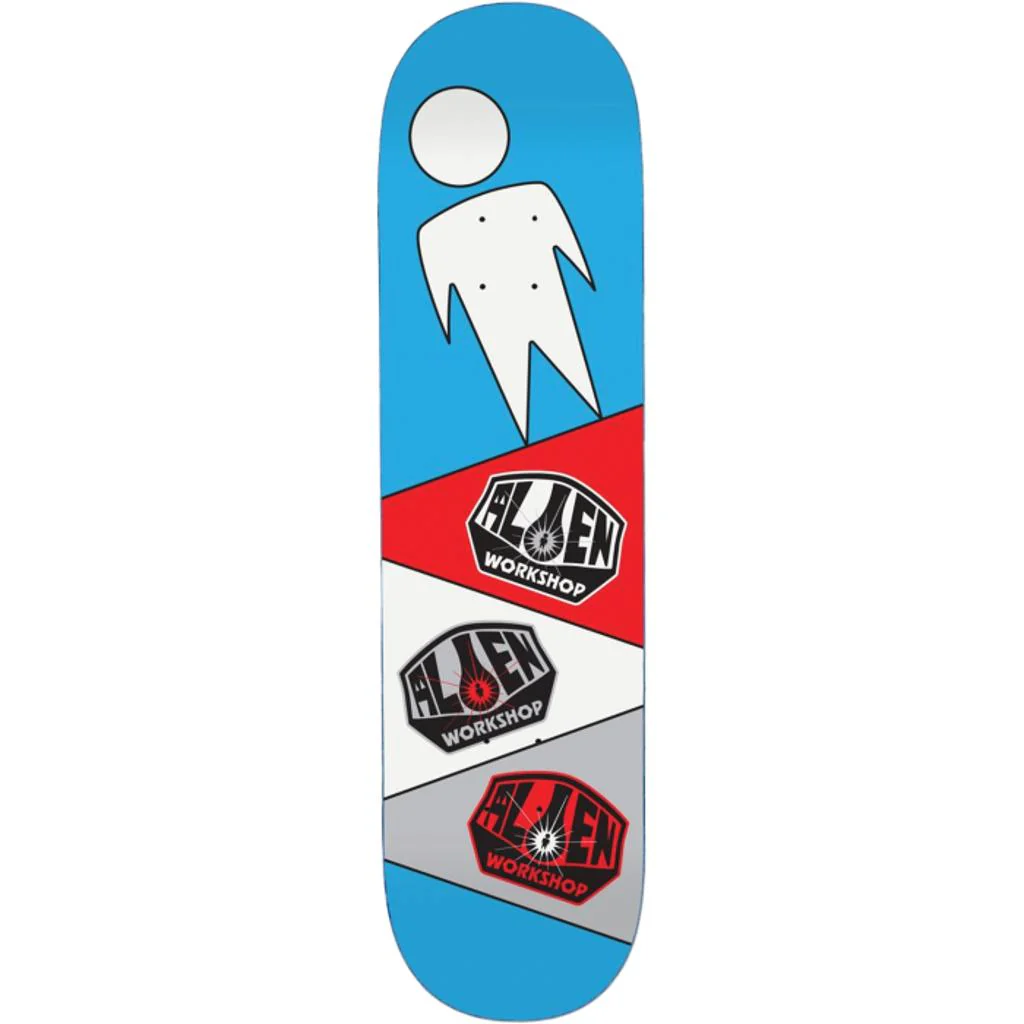Alien Workshop Logo Repeater 8.12" Blue Skateboard Deck