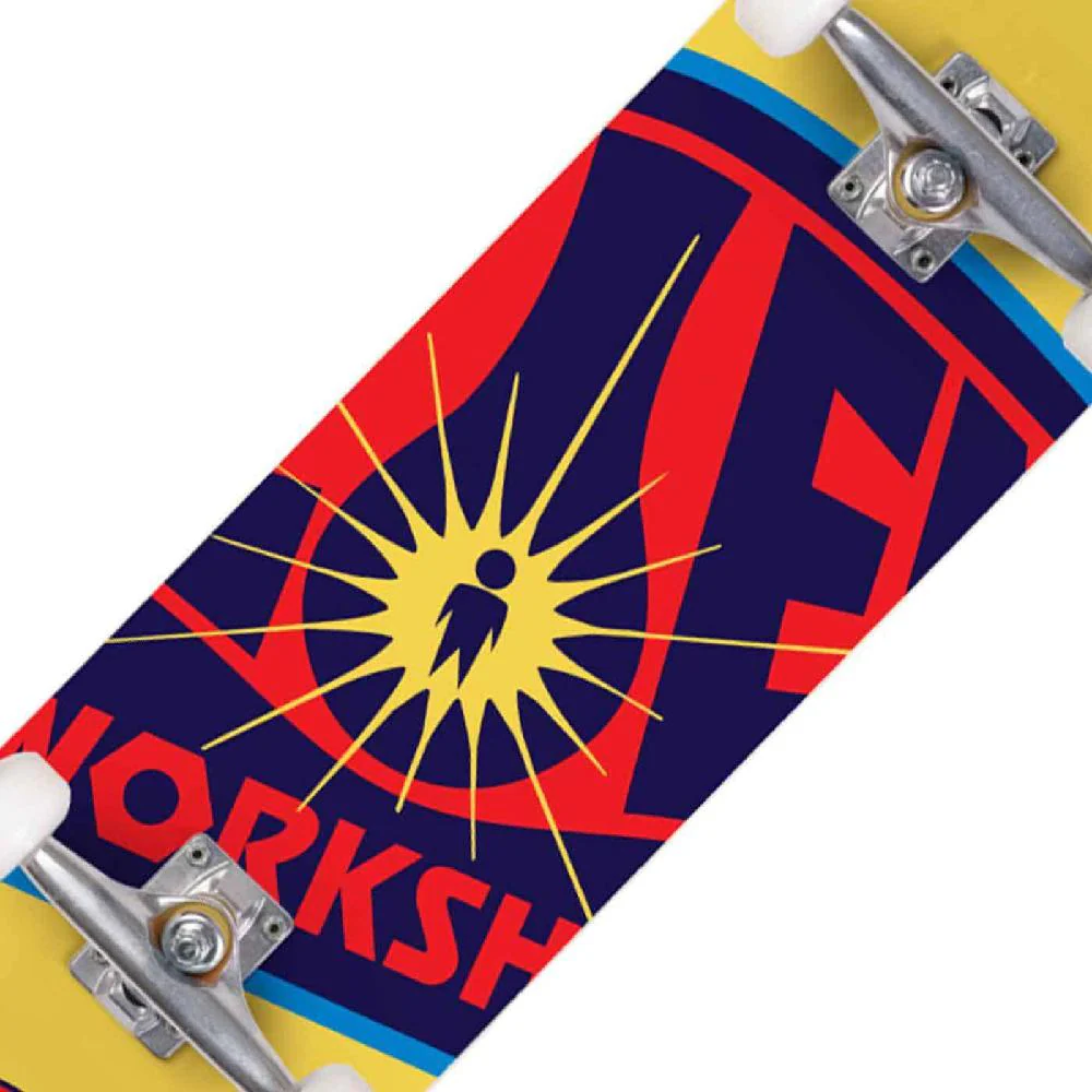 Alien Workshop OG Logo Yellow 7.75" Skateboard - Image 4