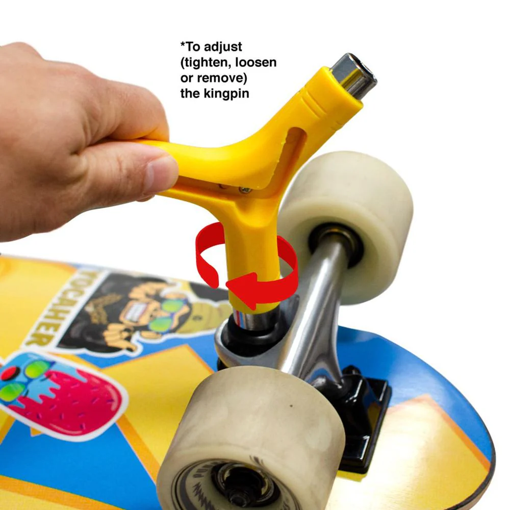All-In-One Skate Tool Y-shape for Longboards or Skateboards - Image 3