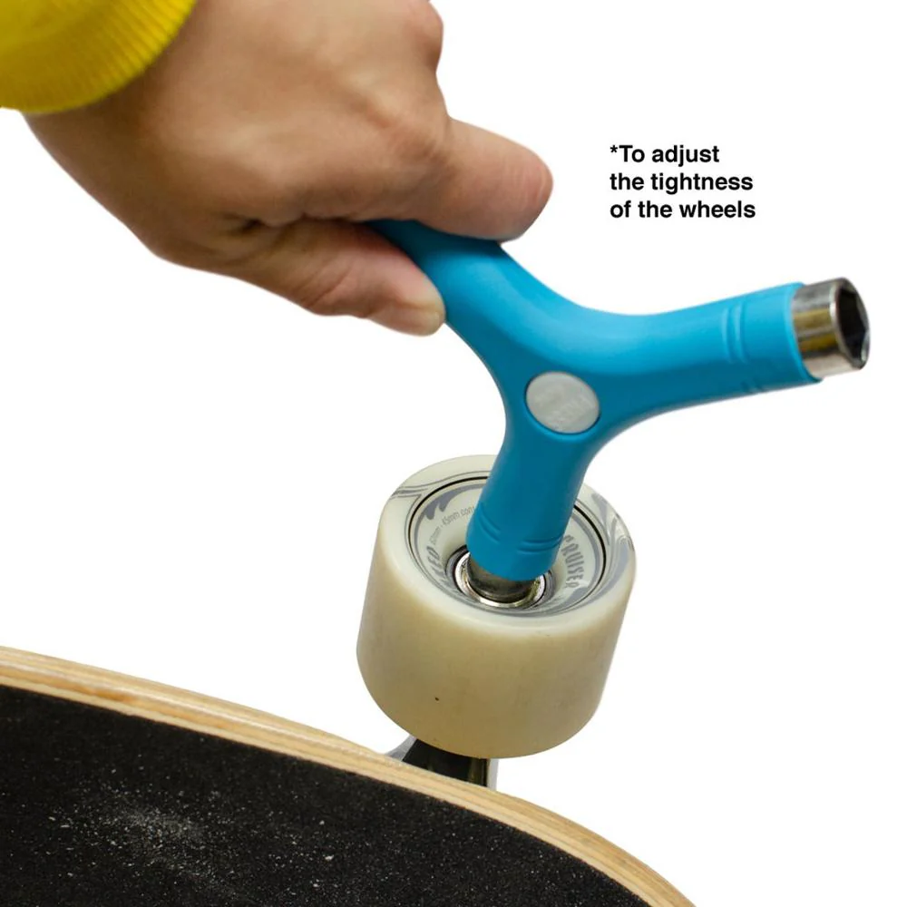 All-In-One Skate Tool Y-shape for Longboards or Skateboards - Image 4
