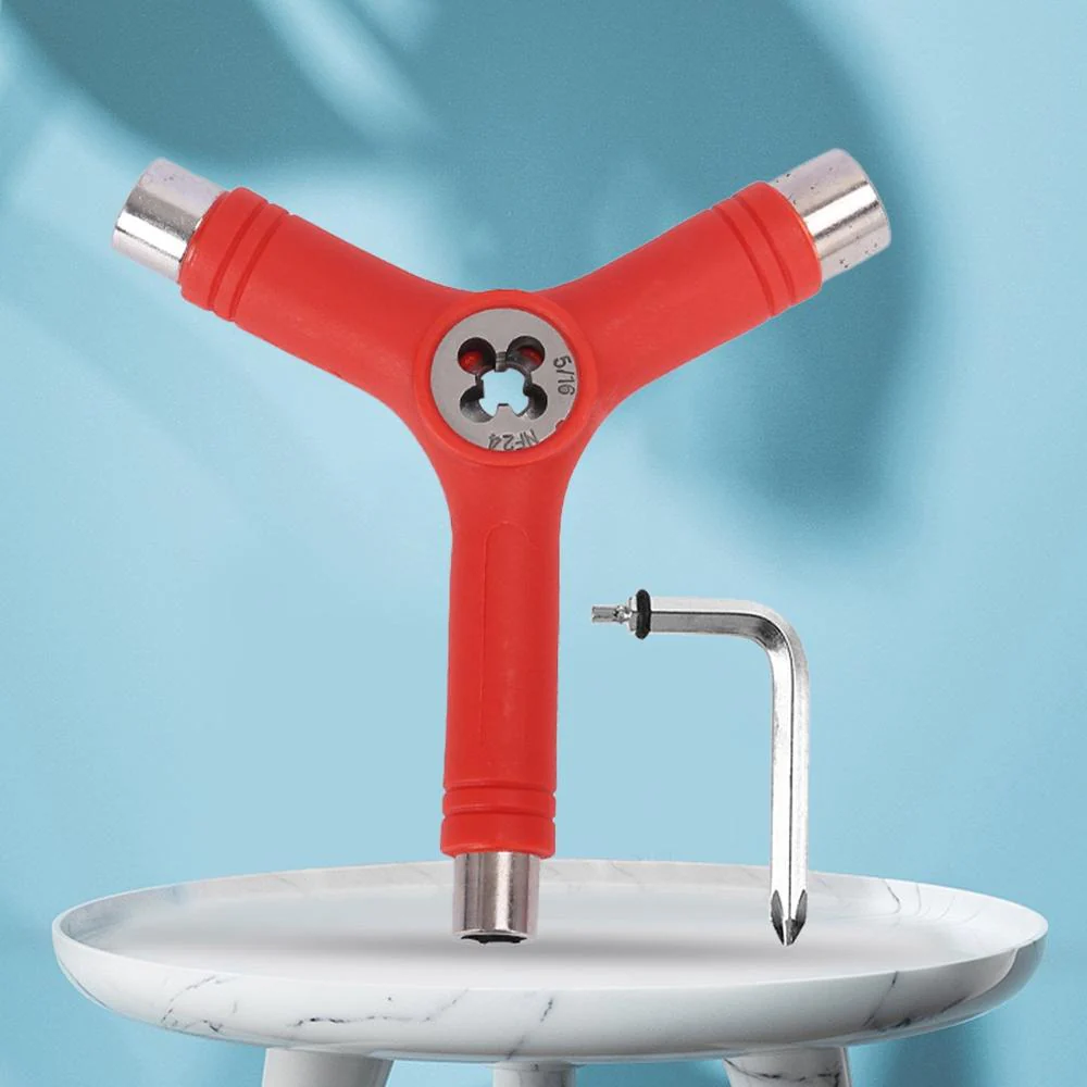 All-In-One Skate Tool Y-shape for Longboards or Skateboards - Image 5