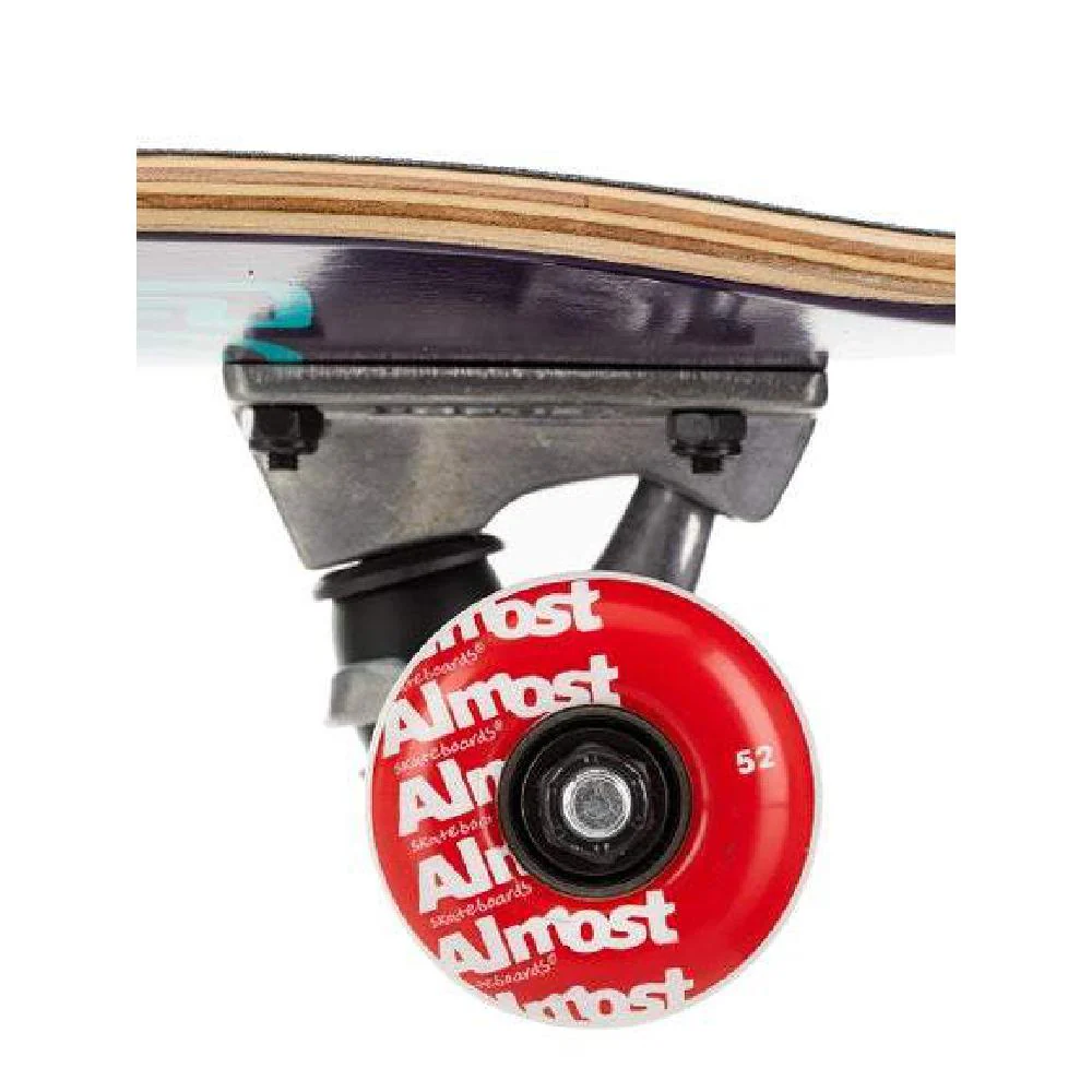 Almost Sky Skateistan Doodle Purple 7.875" Skateboard - Image 4