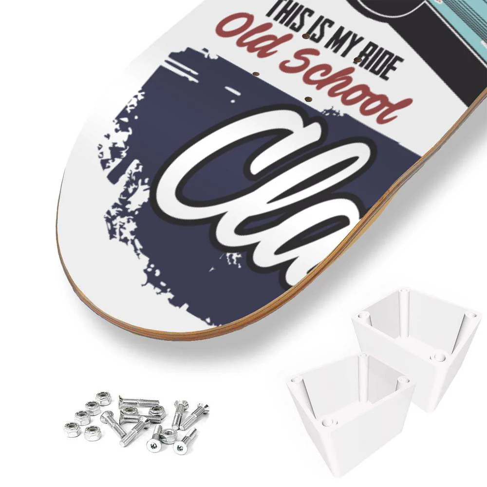 Old-school Style American Classic Truck | Skateboard Wall Art, Mural & Skate Deck Art | Home Decor | Wall Decor - Image 5