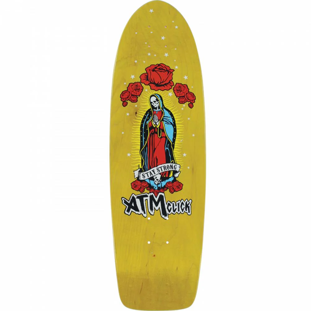 ATM Mary Cruiser Yellow 9" Skateboard Deck