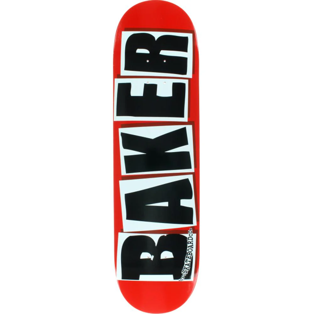 Baker Brand Logo Red/Black 8.38" Skateboard Deck