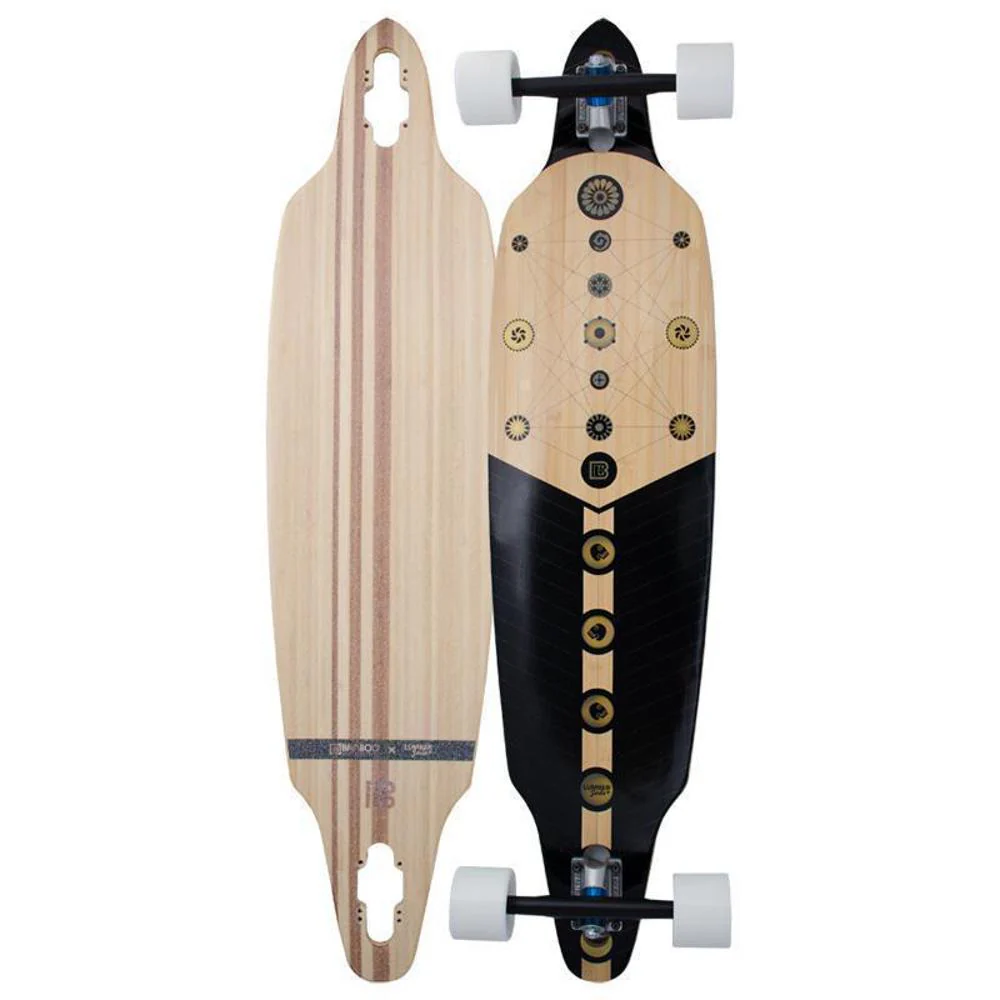 Bamboo 41" Directional DT Xibalba Longboard - Complete - Image 2