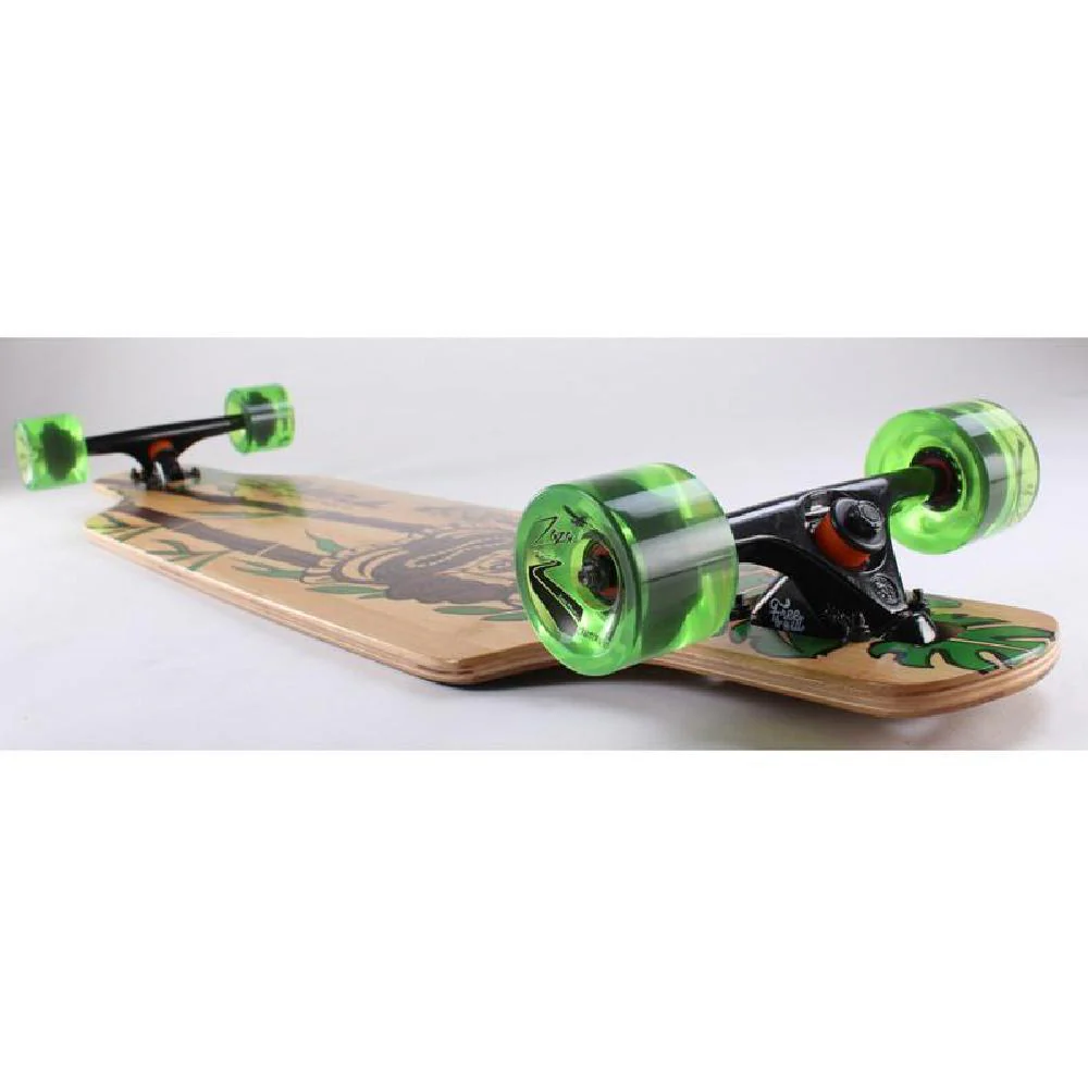 Bamboo Drop Through Tiki God 40" Longboard - Image 5