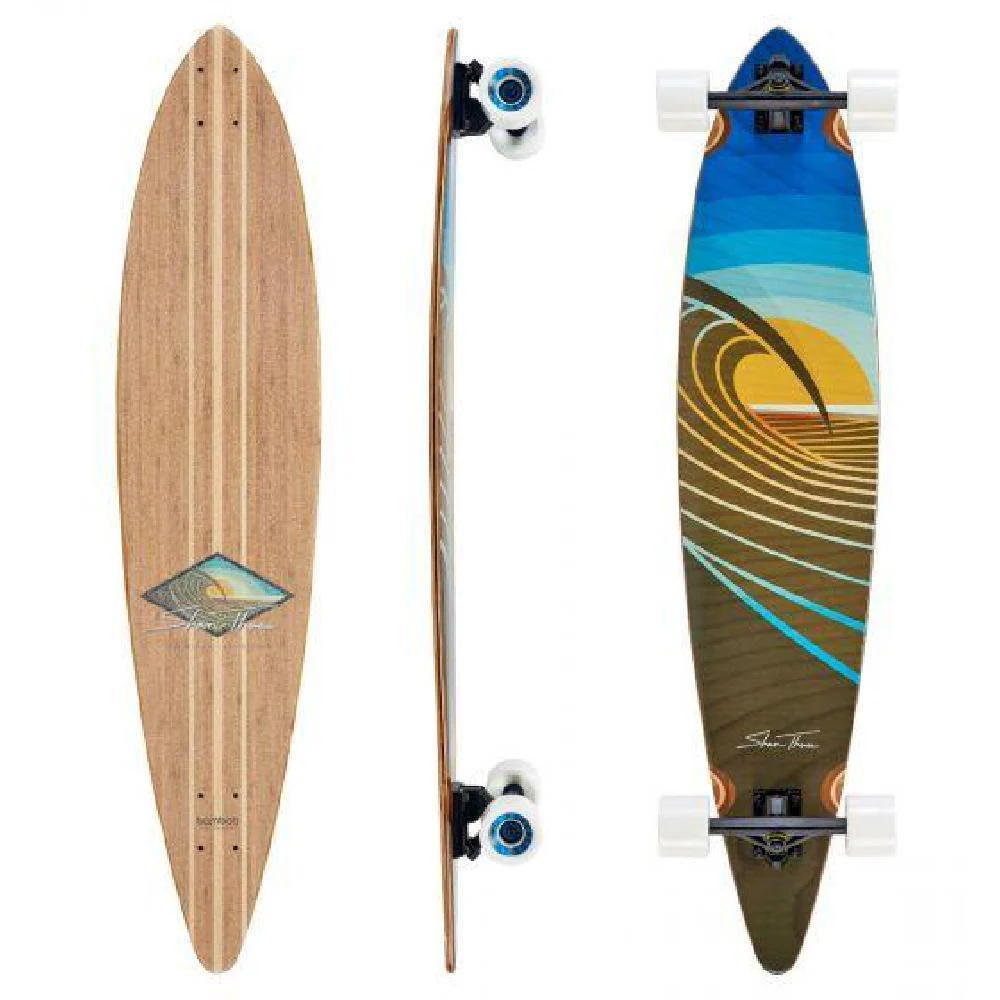 Bamboo Pintail Sunset Peak 44" Longboard - Image 2