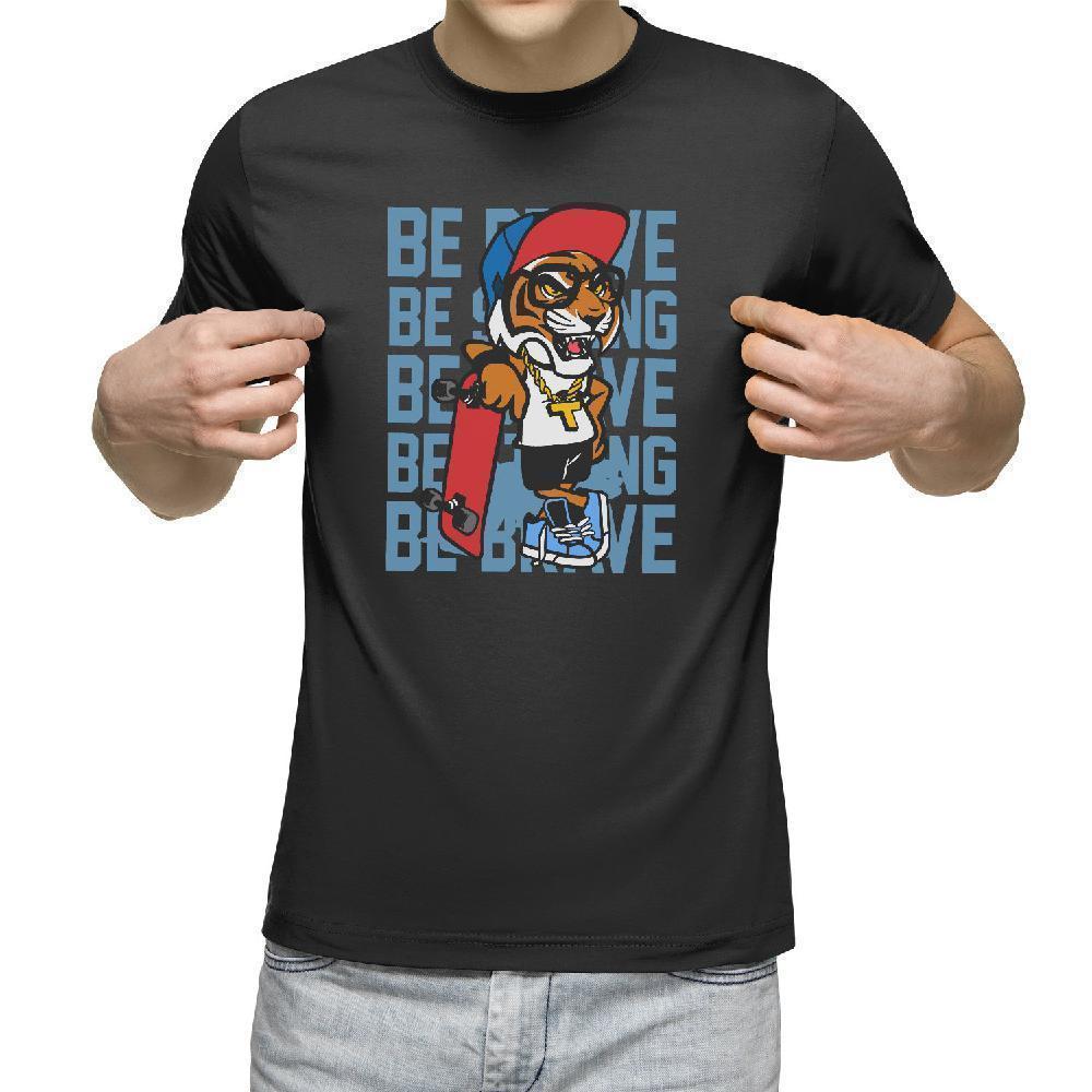 Be Brave Skateboard T-Shirt - Image 2