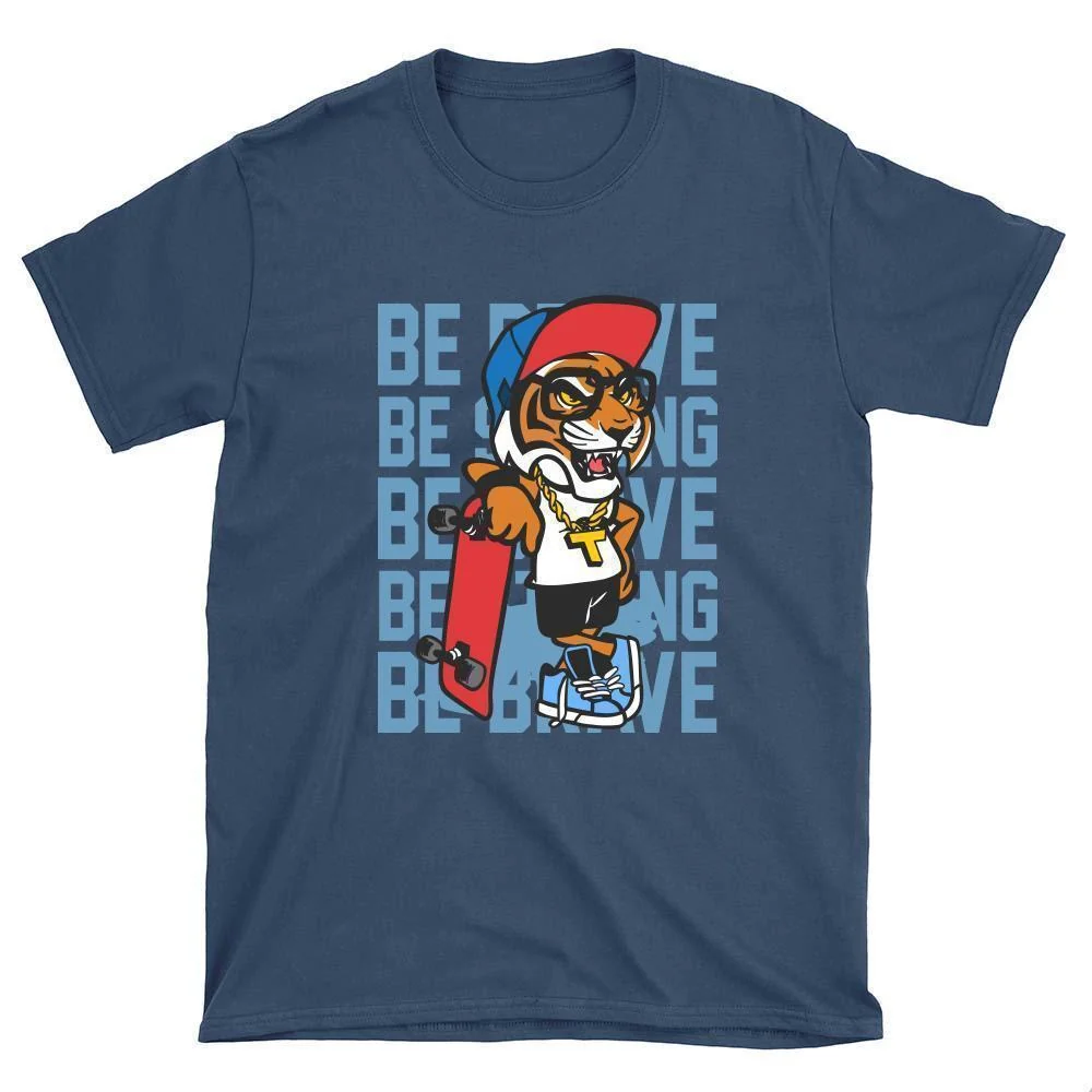 Be Brave Skateboard T-Shirt - Image 3
