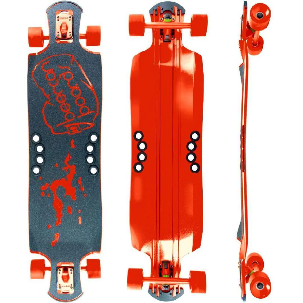 Beercan Red 42" Oat Soda Drop Through Longboard