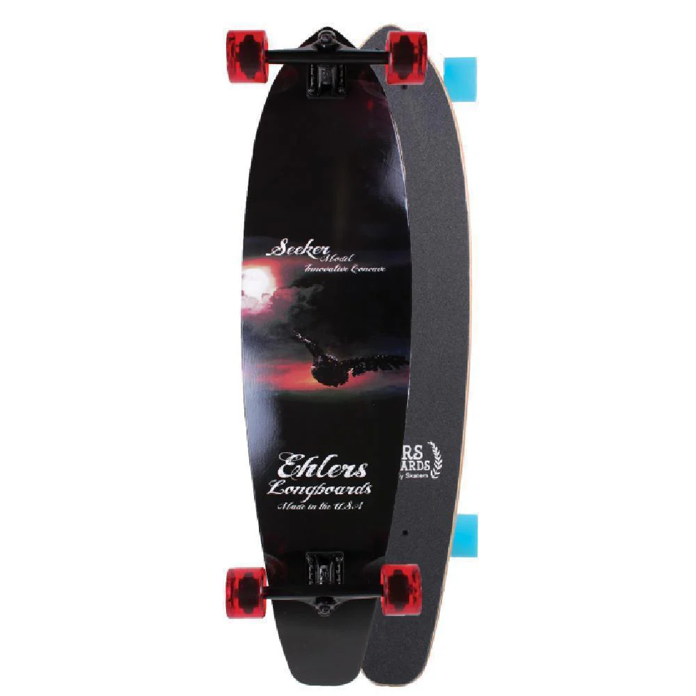 Black Kicktail Seeker 40" Longboard