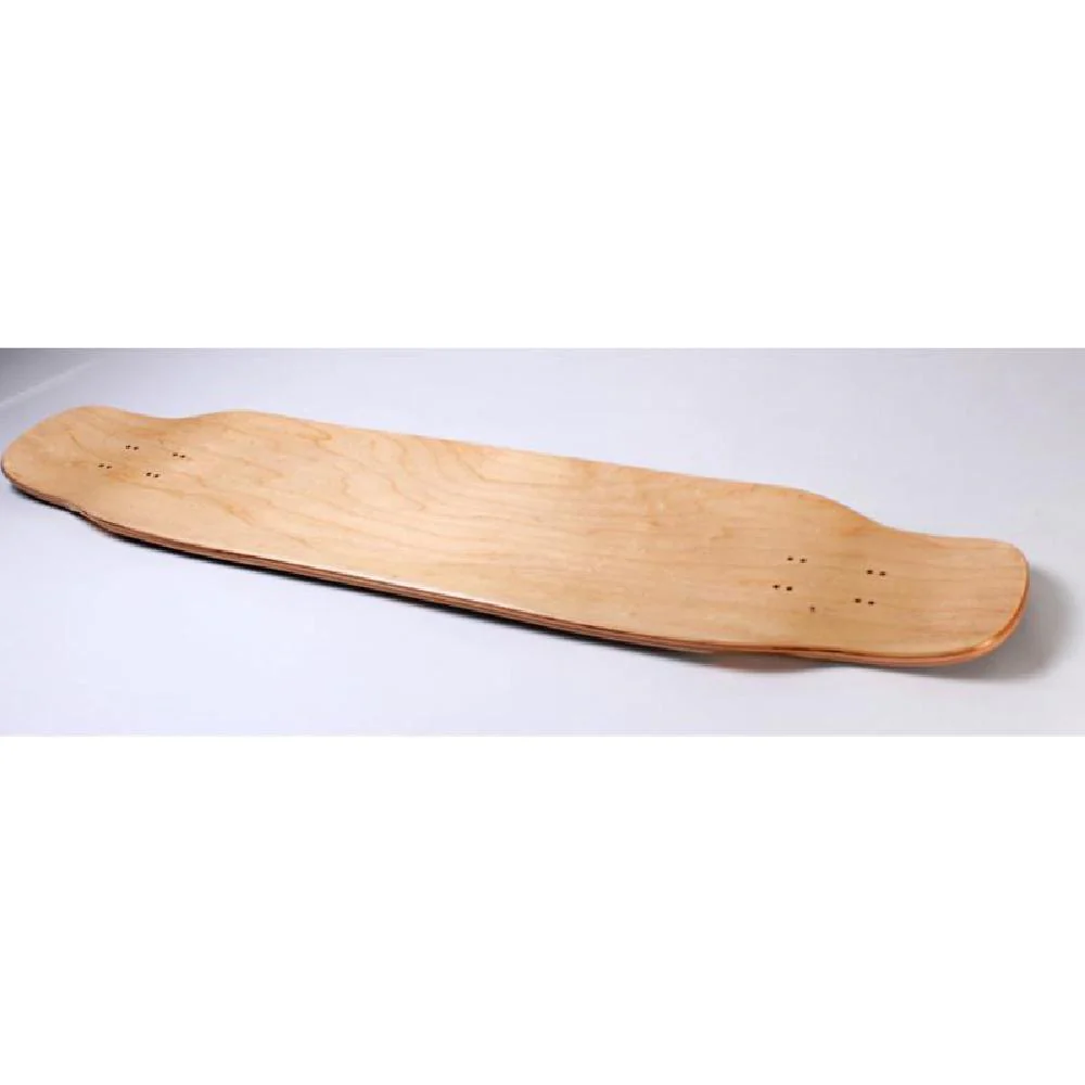 Blank Double Kicktail Topmount Dark Walnut 39" Longboard - Image 6