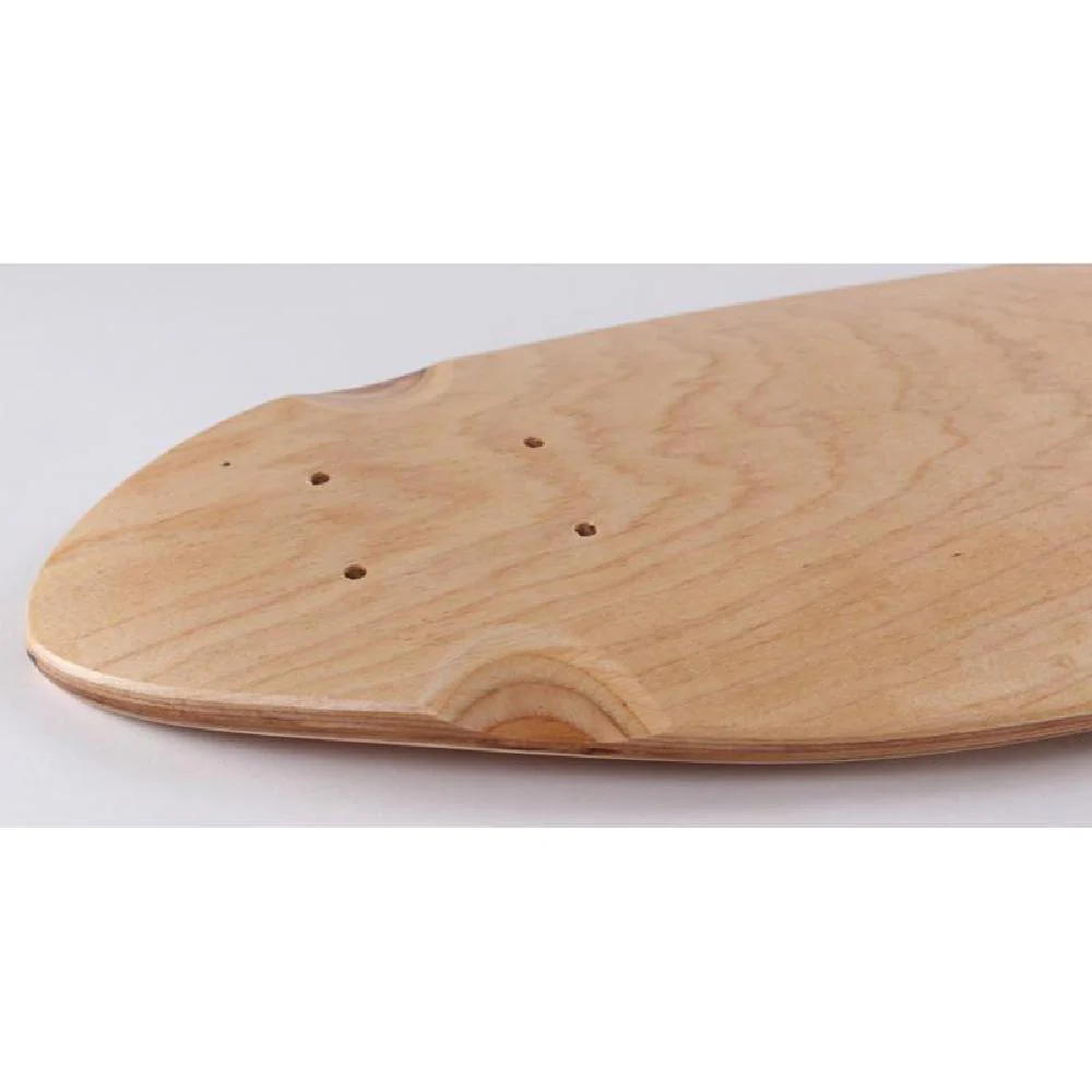 Blank Mini Kicktail Natural 27" Longboard Deck - Image 6
