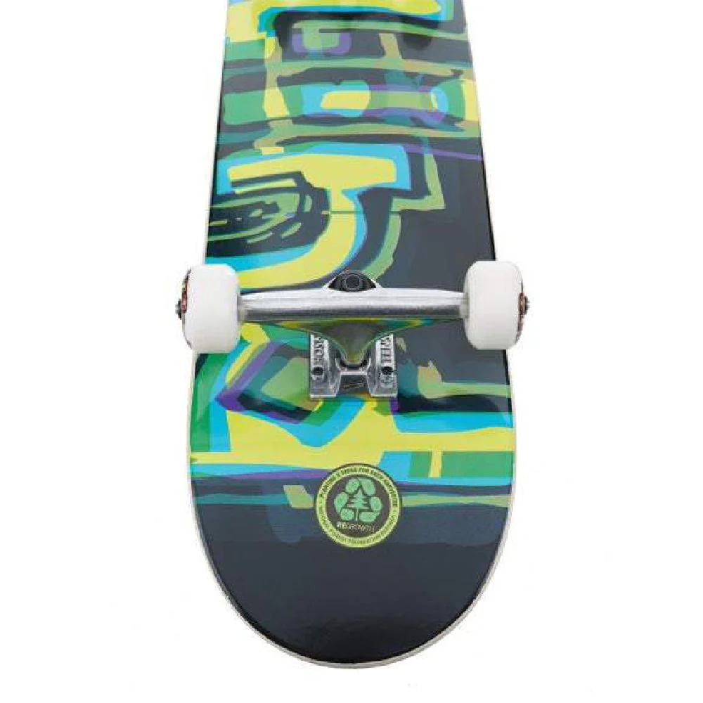 Blind Logo Glitch Green/Yellow 7.875" Skateboard - Image 5