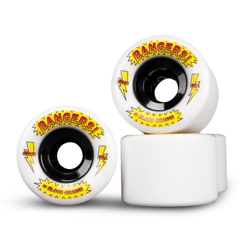 Blood Orange Bangers 65mm/78A Skateboard Wheels | set of 4