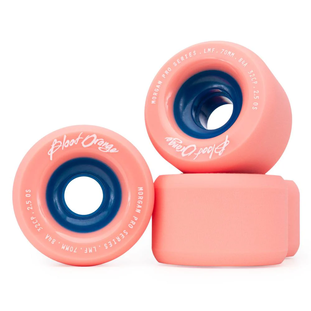 Blood Orange Morgan Pro Series 70mm/84A Coral Wheels | set of 4