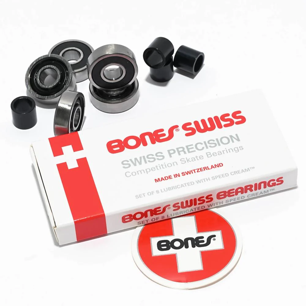 Bones Swiss Skateboard Longboard Bearings - Image 3