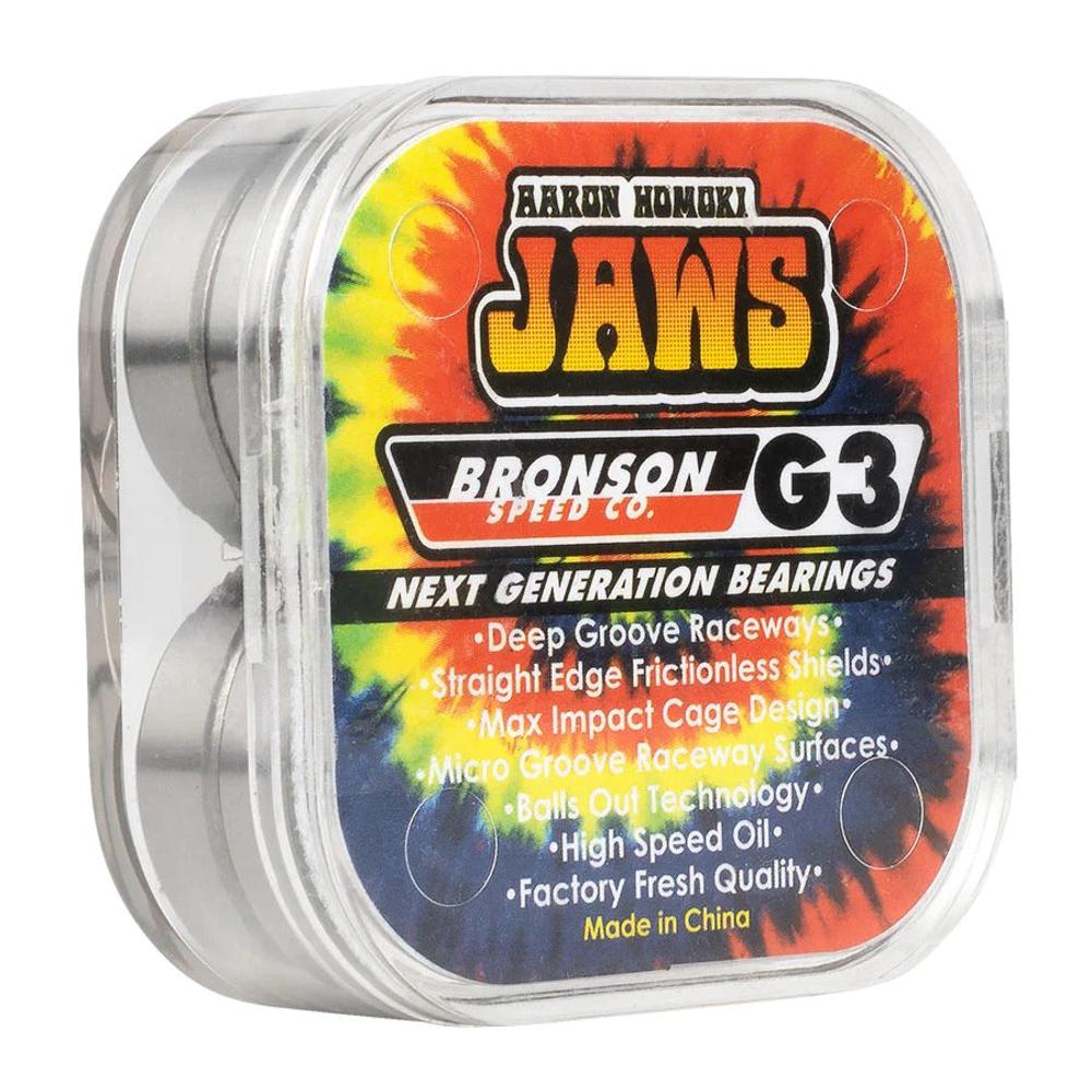 Bronson G3 Aaron Homoki Jaws Skateboard Longboard Bearings - Image 5