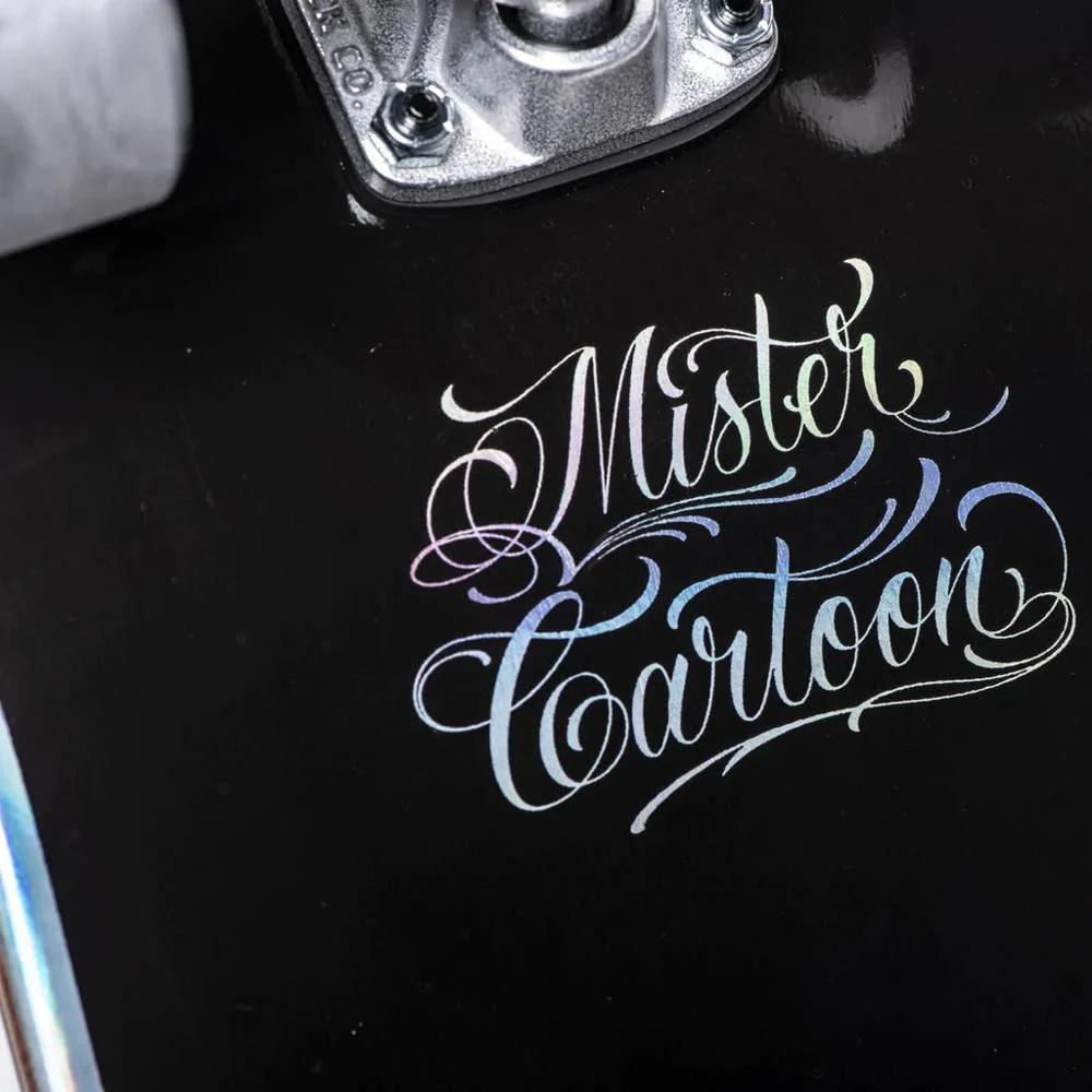 California Locos Toon$ Smoke X Mister Cartoon 29" Cruiser with Kicktail Longboard - Image 5