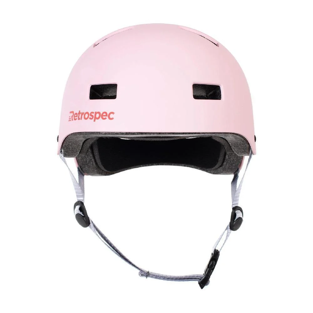 CM-1 Matte Pink Commuter Longboard Skateboard Helmet - Image 3