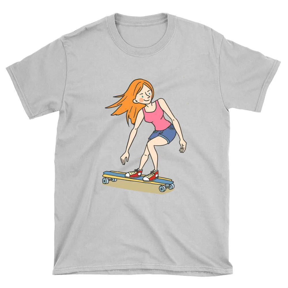 Cool Girl Longboard T-Shirt - Image 4