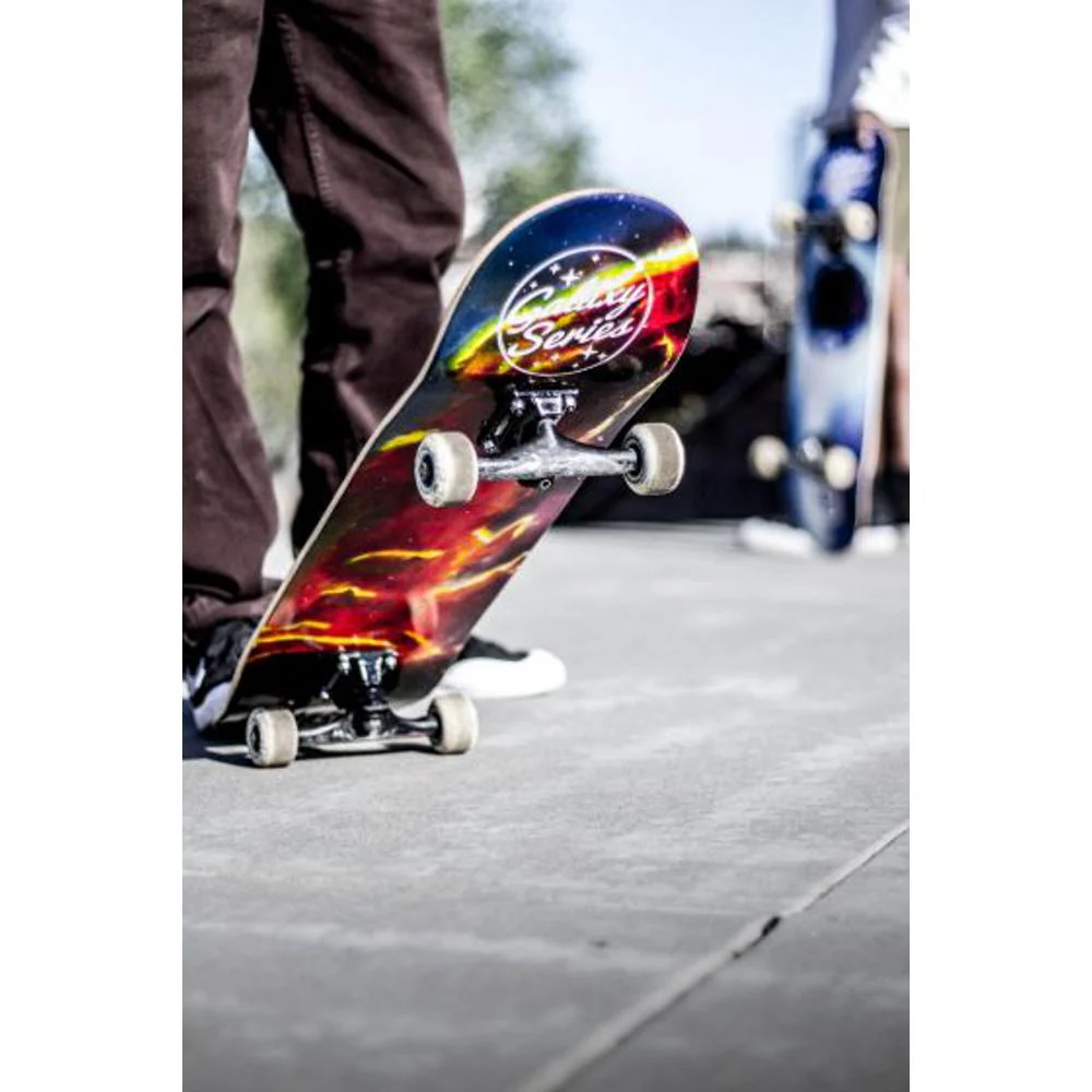 Cosmic Clouds Graphic Bamboo Skateboard Limited - Image 6