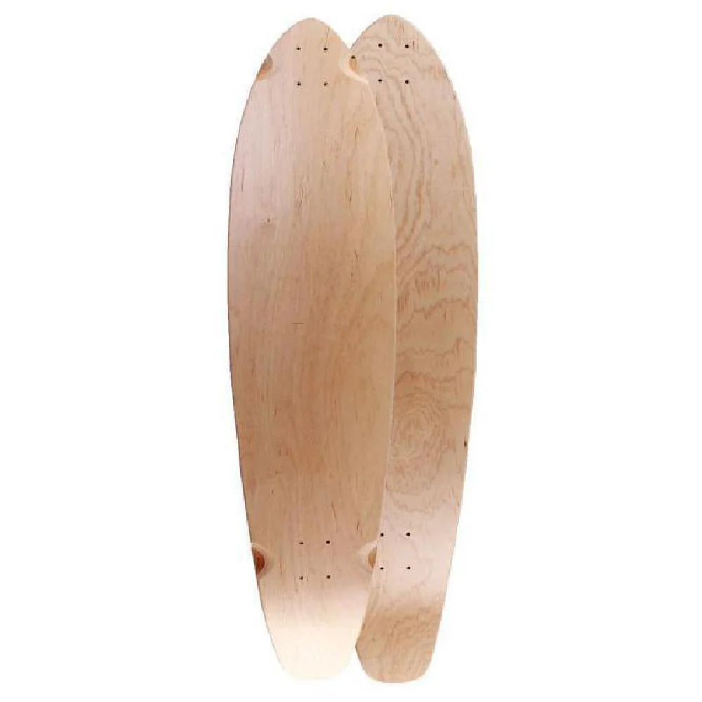 Custom Blank Kicktail Natural 40 inches Longboard - Image 3