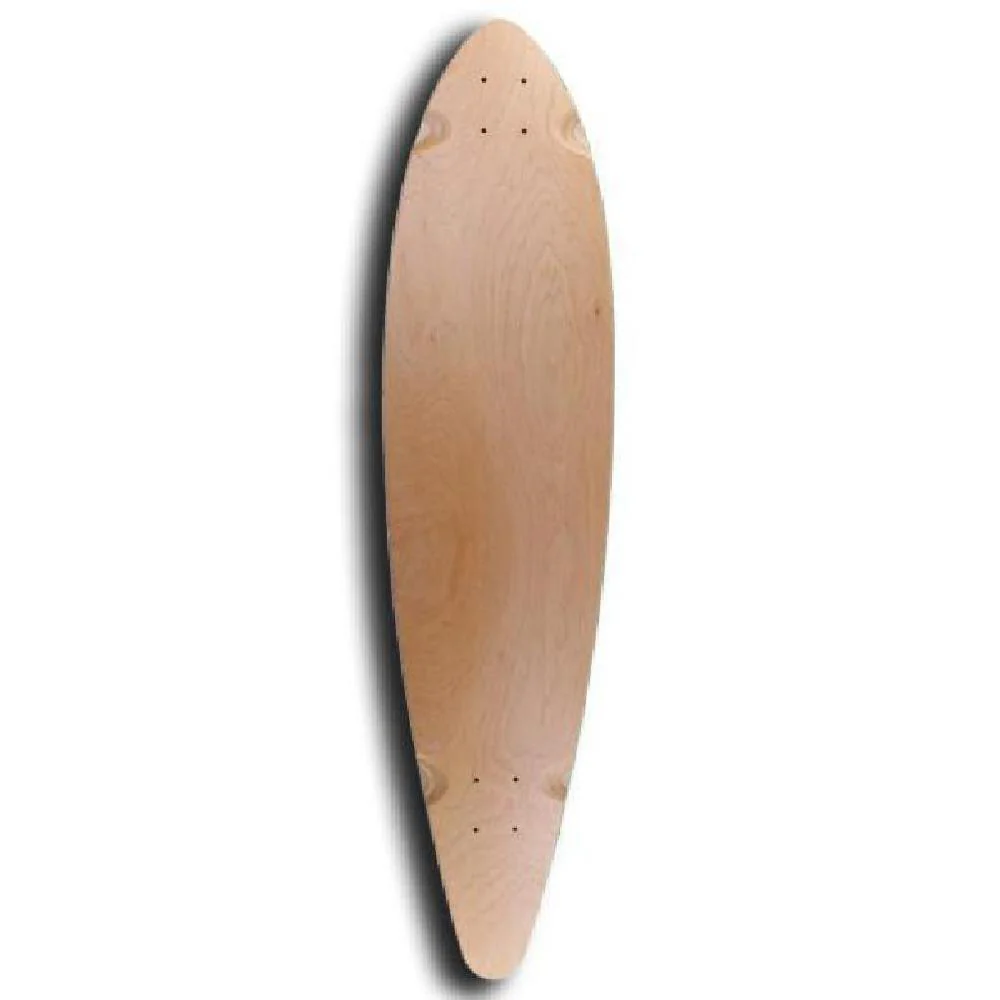 Custom Blank Pintail Natural 40 inches Longboard - Image 3