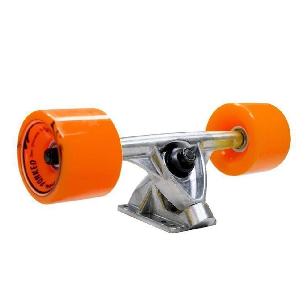 Drop Through Longboard VW Blue N' Red 41" Graphic from Punked - Image 2