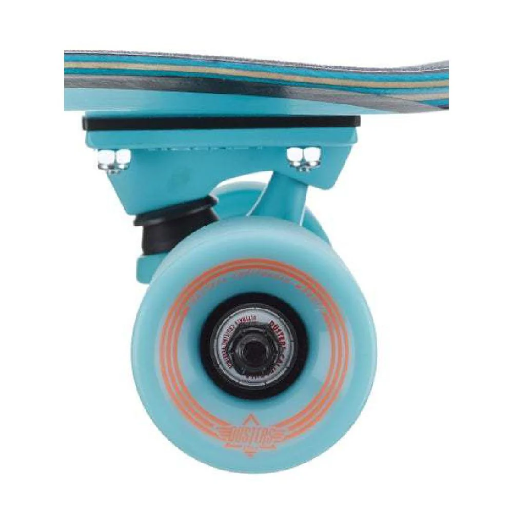 Dusters Bird Bolt Cruiser Teal 25" Cruiser Longboard - Image 4
