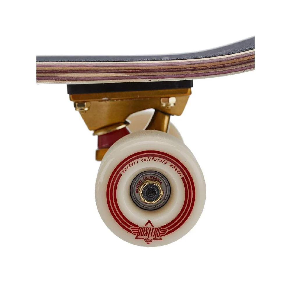 Dusters Culture in Red and White - 29.5" Cruiser Longboard - Image 4