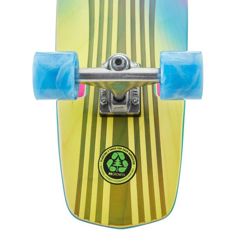 Dusters Keen Retro Fades Blue/Pink 31" Cruiser Longboard - Image 4