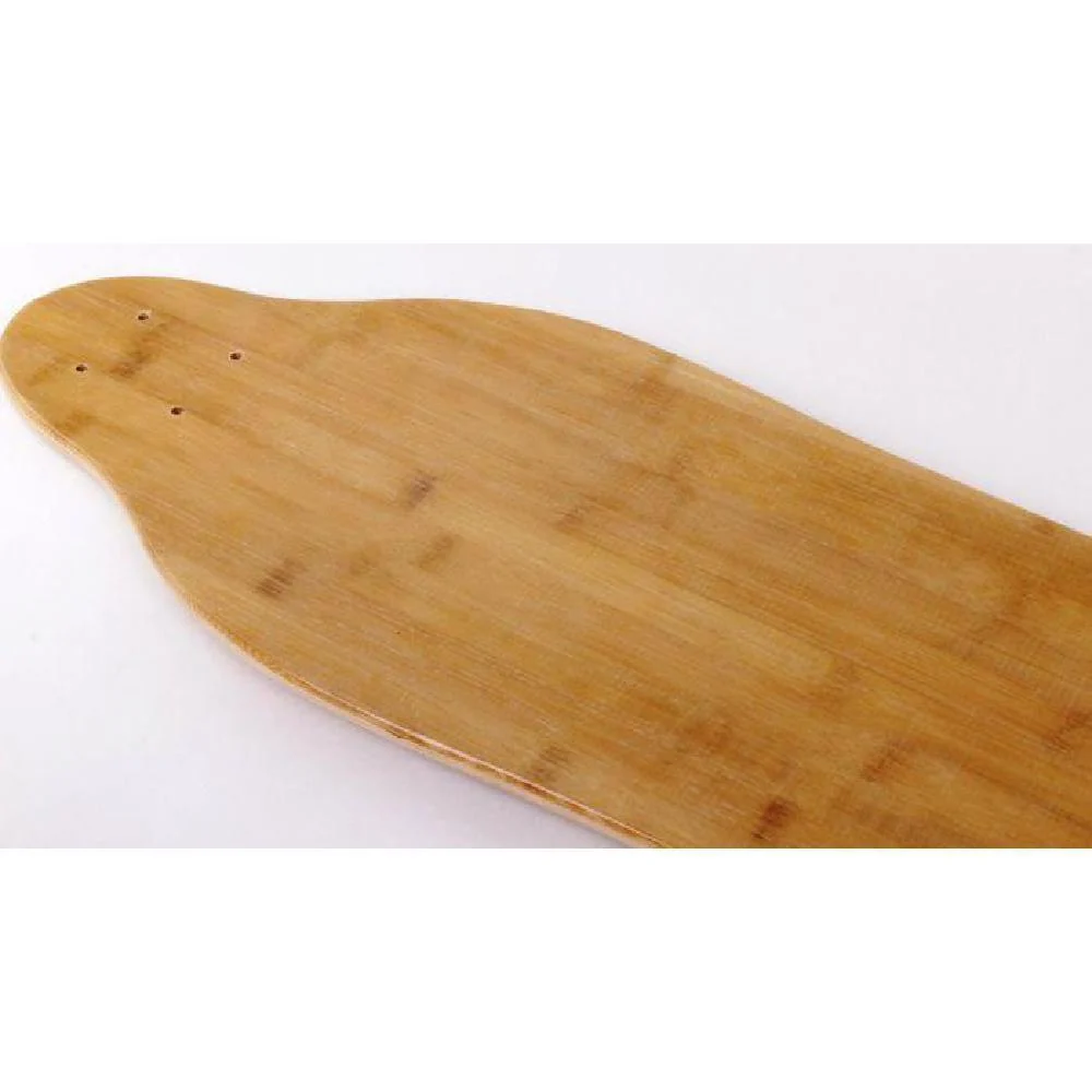 Fiberglass 41" Bamboo Flex Topmount Longboard Deck - Image 4