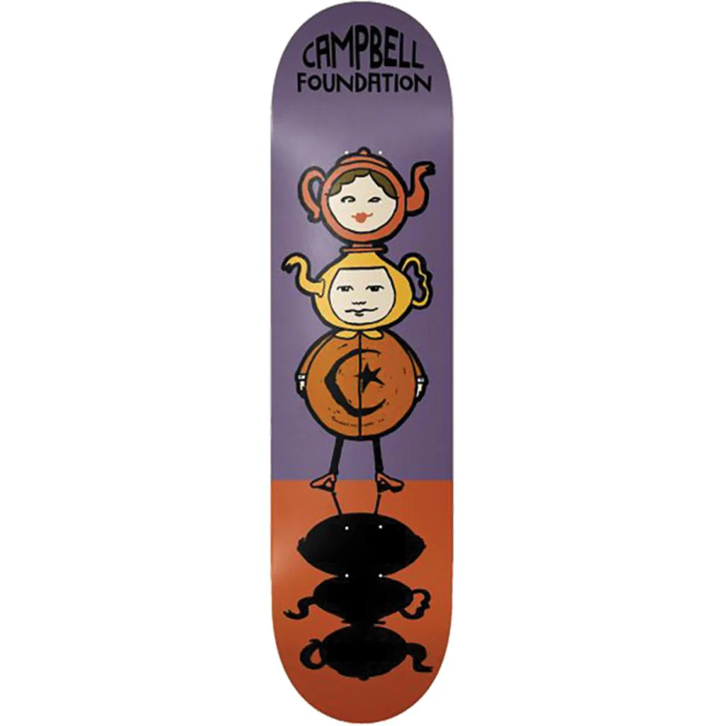 Foundation Campbell Teapot Totem 8.25" Skateboard Deck