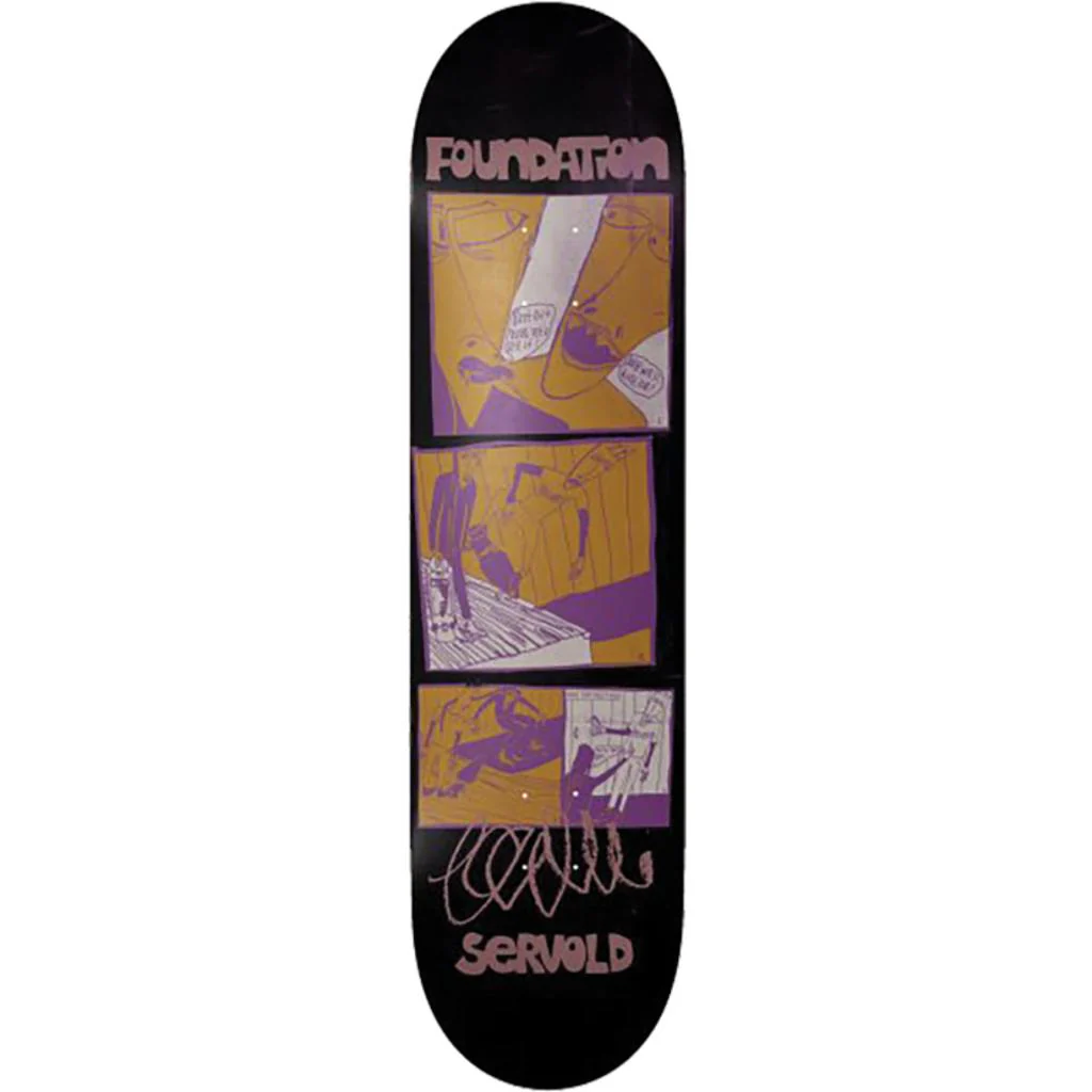 Foundation Servold The Meeting 8.5" Skateboard Deck