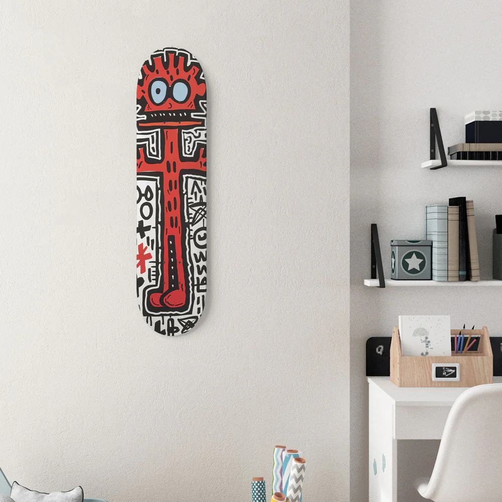 Funny King Wall Art or 8.25" Skateboard - Image 3
