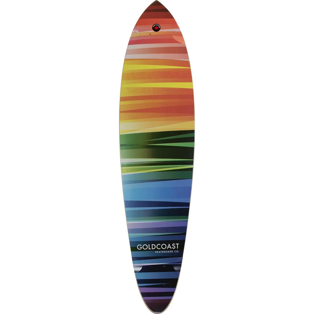 Goldcoast Rainbow Wrap 37" Pintail Longboard Deck