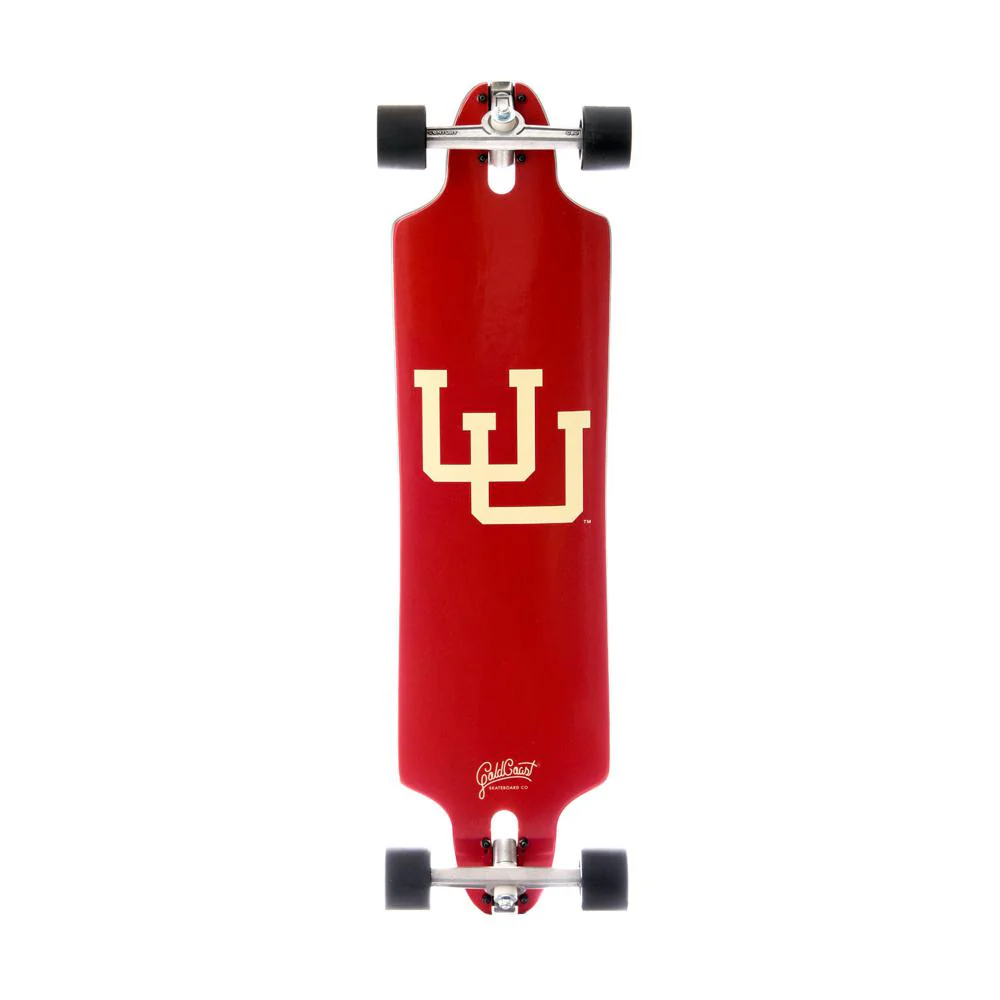 GoldCoast University Of Utah Sport 36" Drop Through Longboard