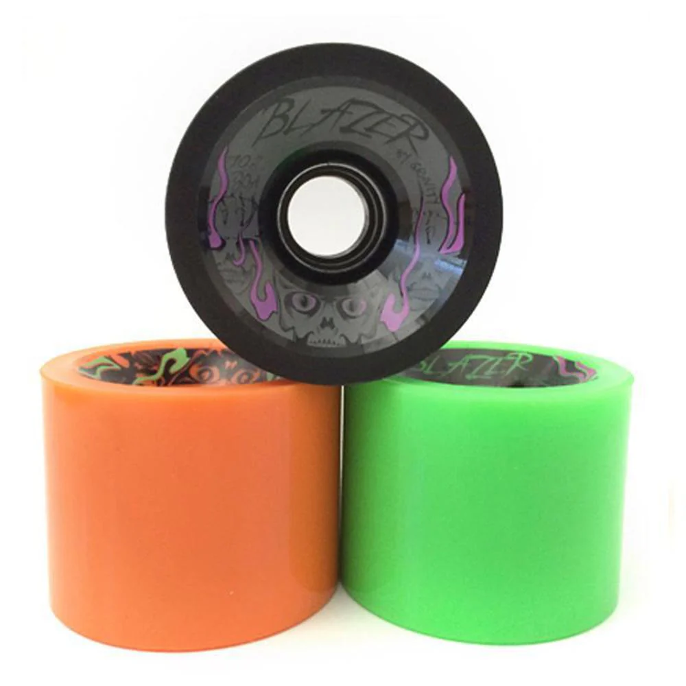 Gravity Big Kick 45" Tequila Sunrise Green Blue Longboard - Image 8
