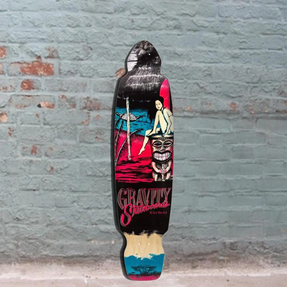 Gravity Mini Kick 40" Mai Tai Red Longboard