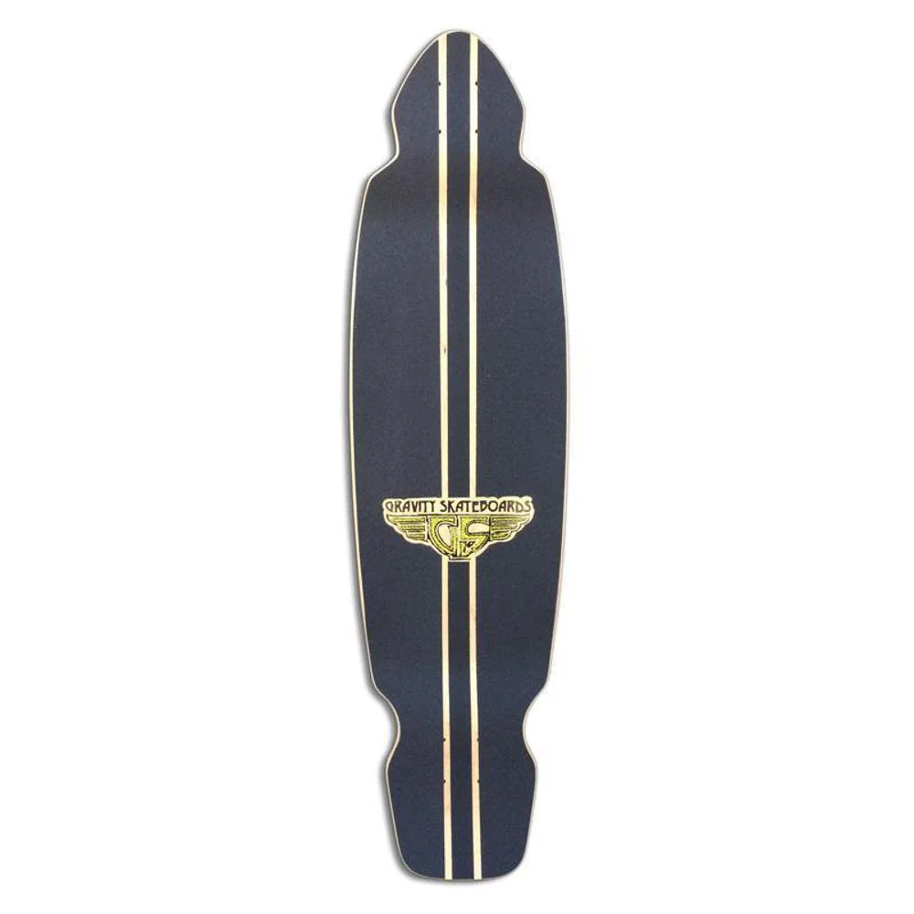 Gravity Mini Kick 40" Mai Tai Yellow Longboard Deck - Image 4