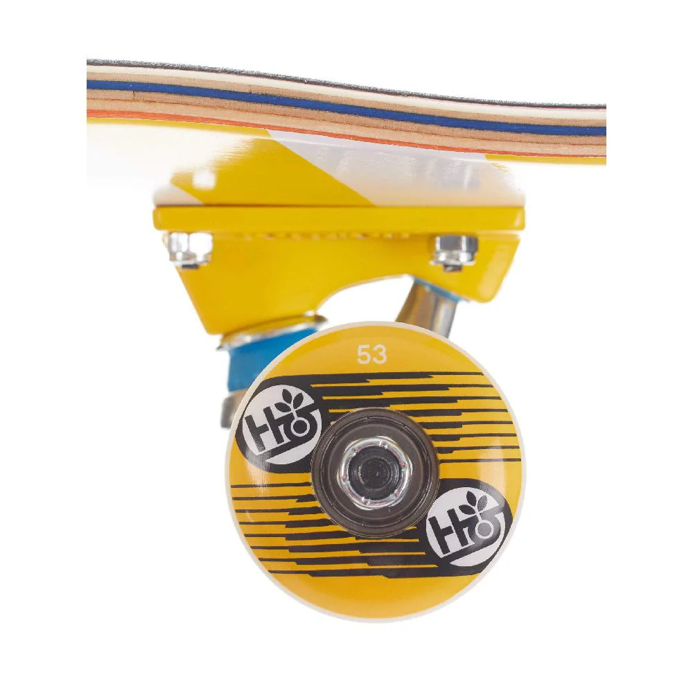 Habitat Rush Hour Yellow and White 7.5" Skateboard - Image 4
