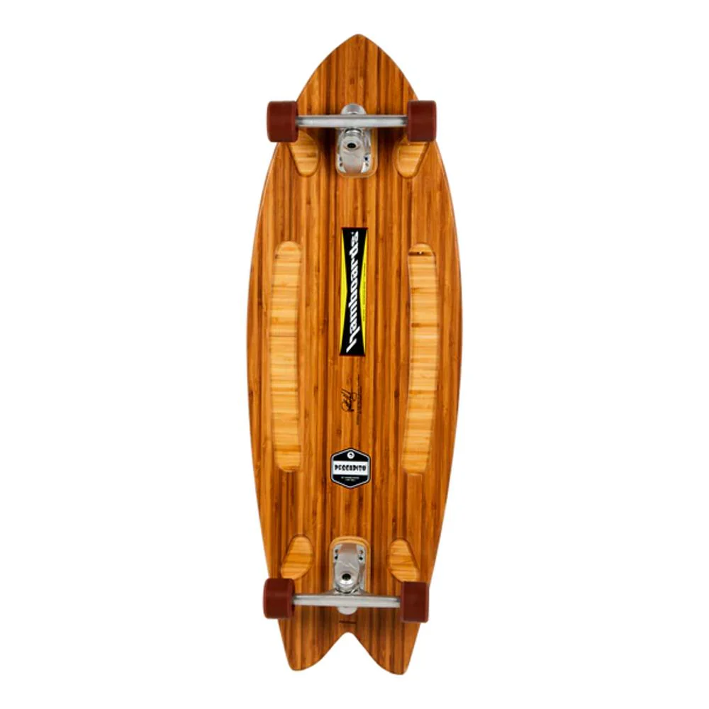 Hamboards Pescadito Bamboo 43" Surfskate Cruising Longboard