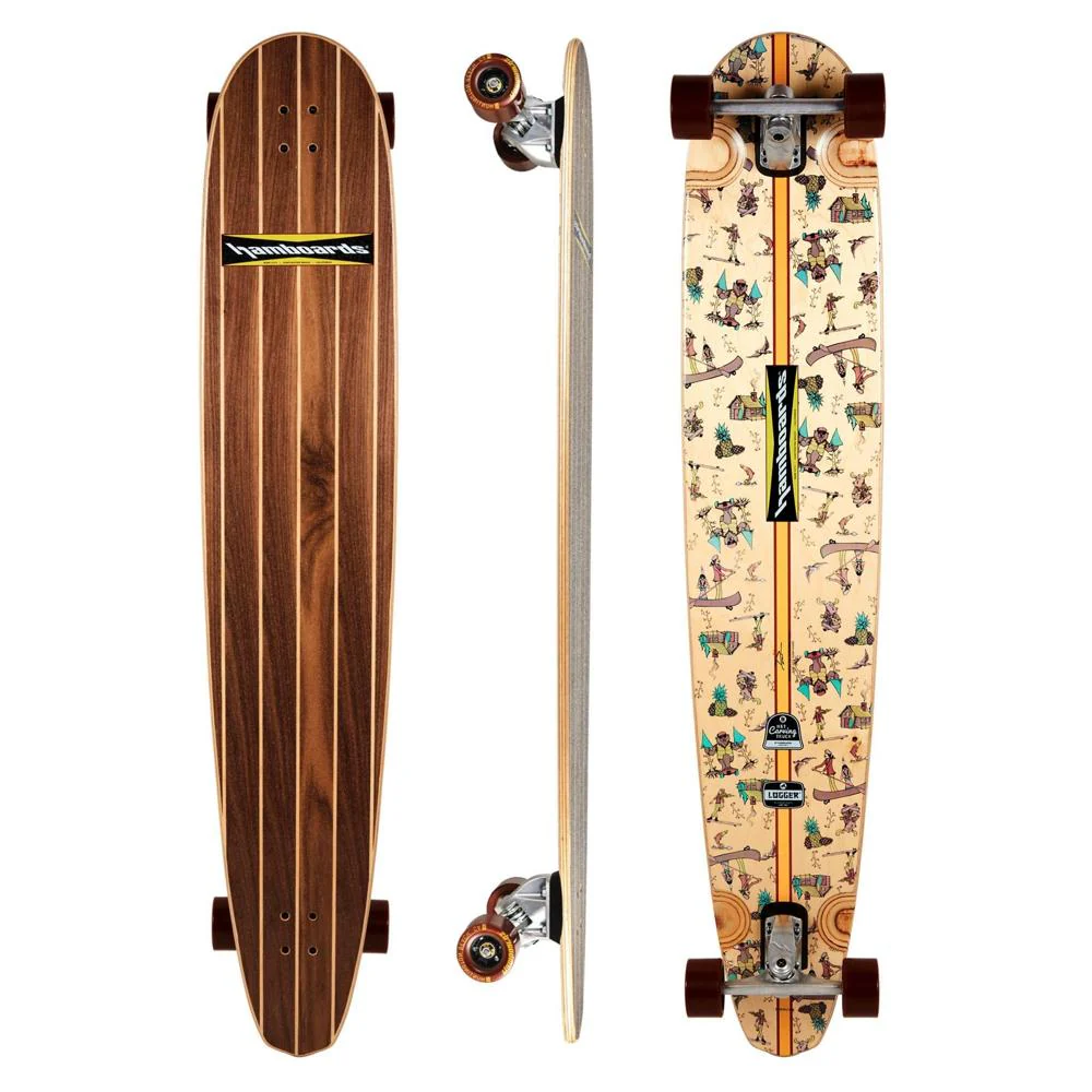 Hamboards Logger 60" Longboard - Surf-Style Cruiser for Smooth Riding - Image 3