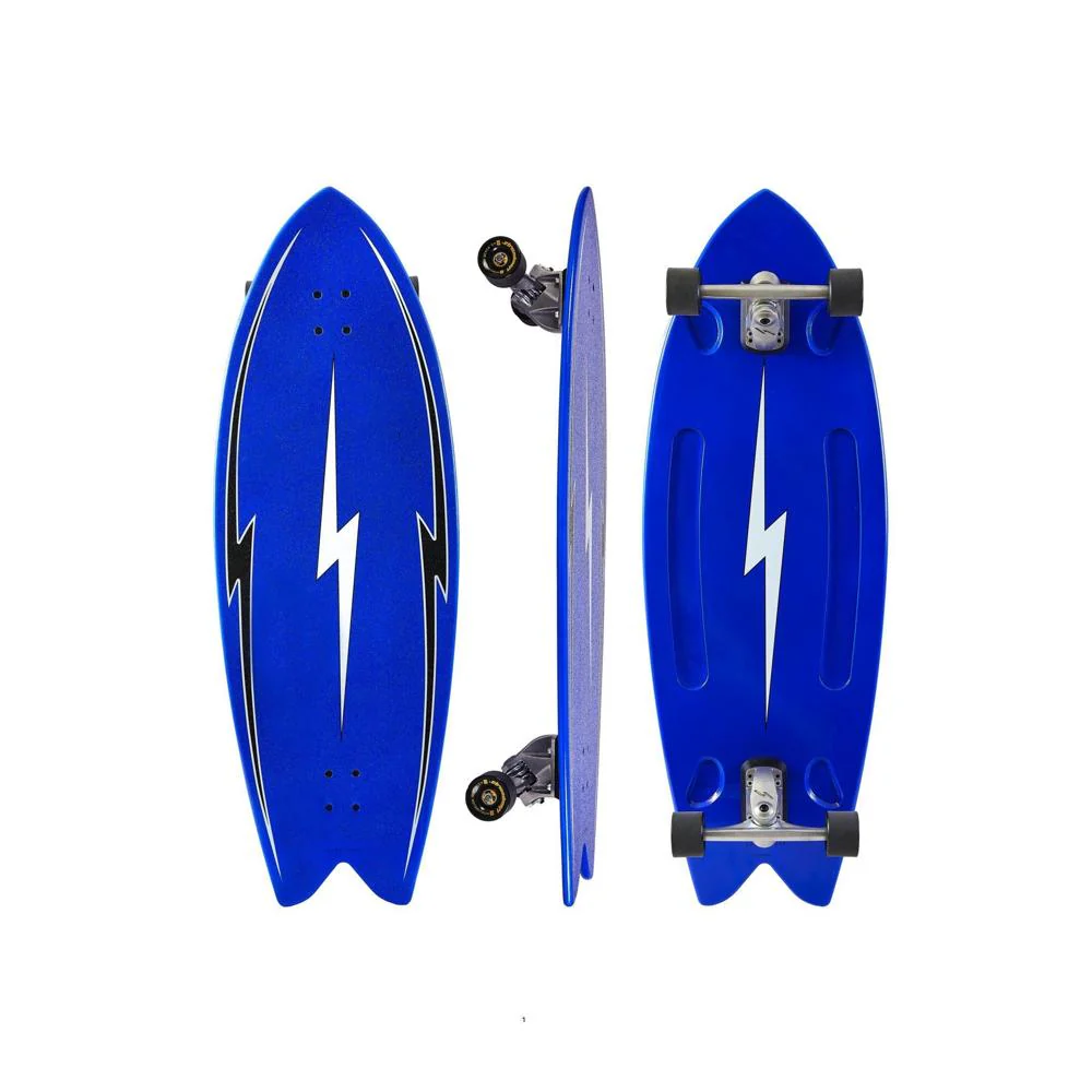Hamboards Pescadito 43" Swallow Tail Surfskate Longboard - Image 3